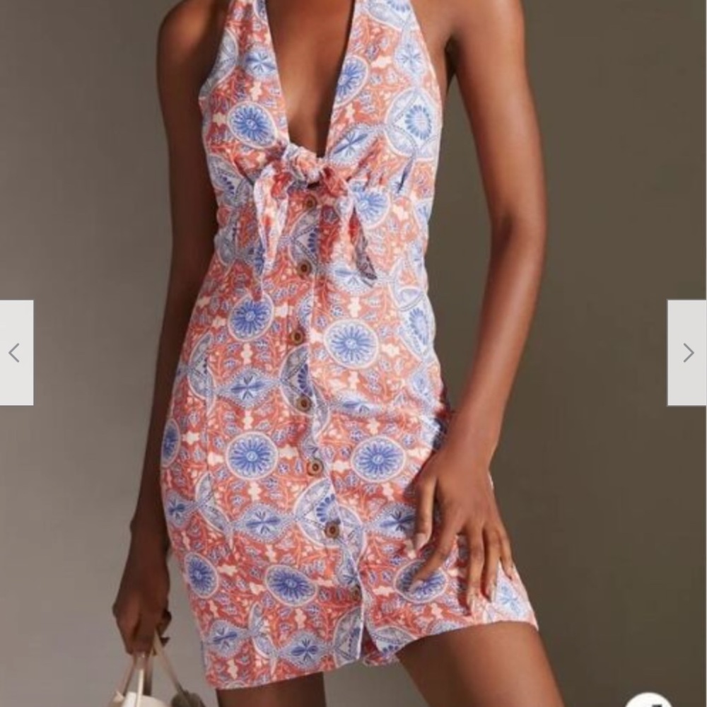 Maeve Anthropologie halter dress, XXS